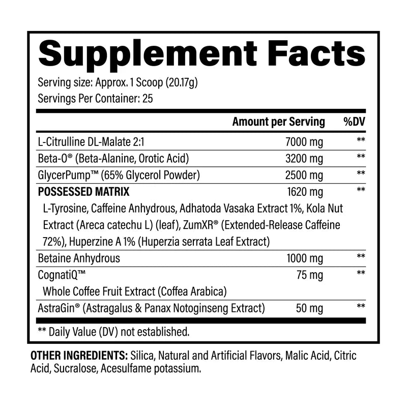 BZRK Black Magic Pre Workout (25 Servings)