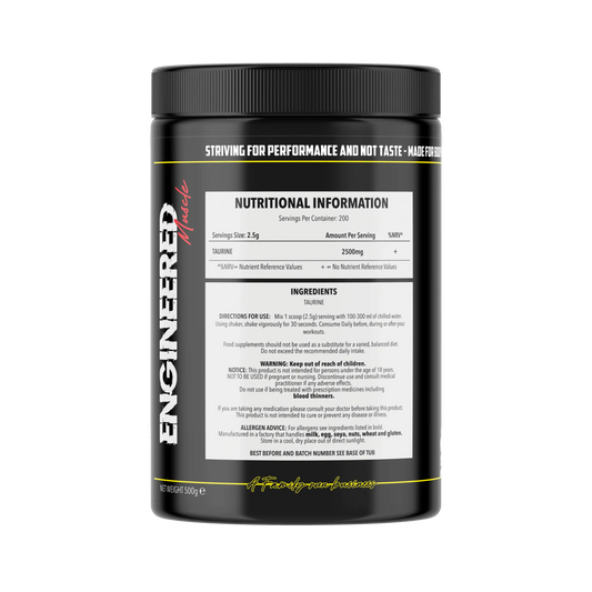 Engineered Muscle - Taurine