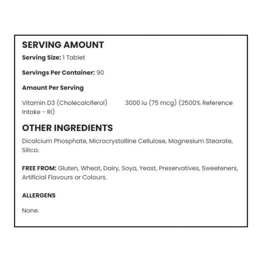 Applied Nutrition - Vitamin D3