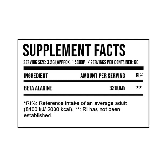 DNA Sports Beta Alanine - 60 Servings