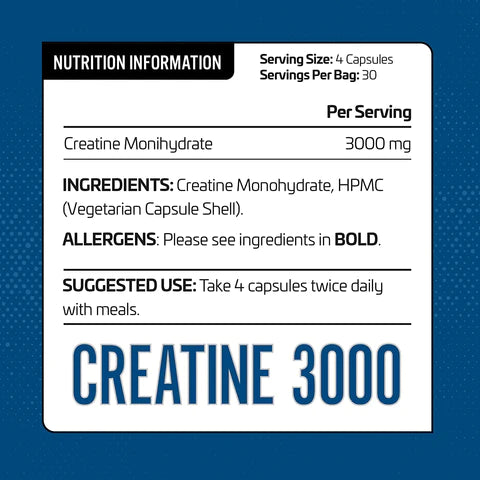 Applied Nutrition Creatine 3000mg caps