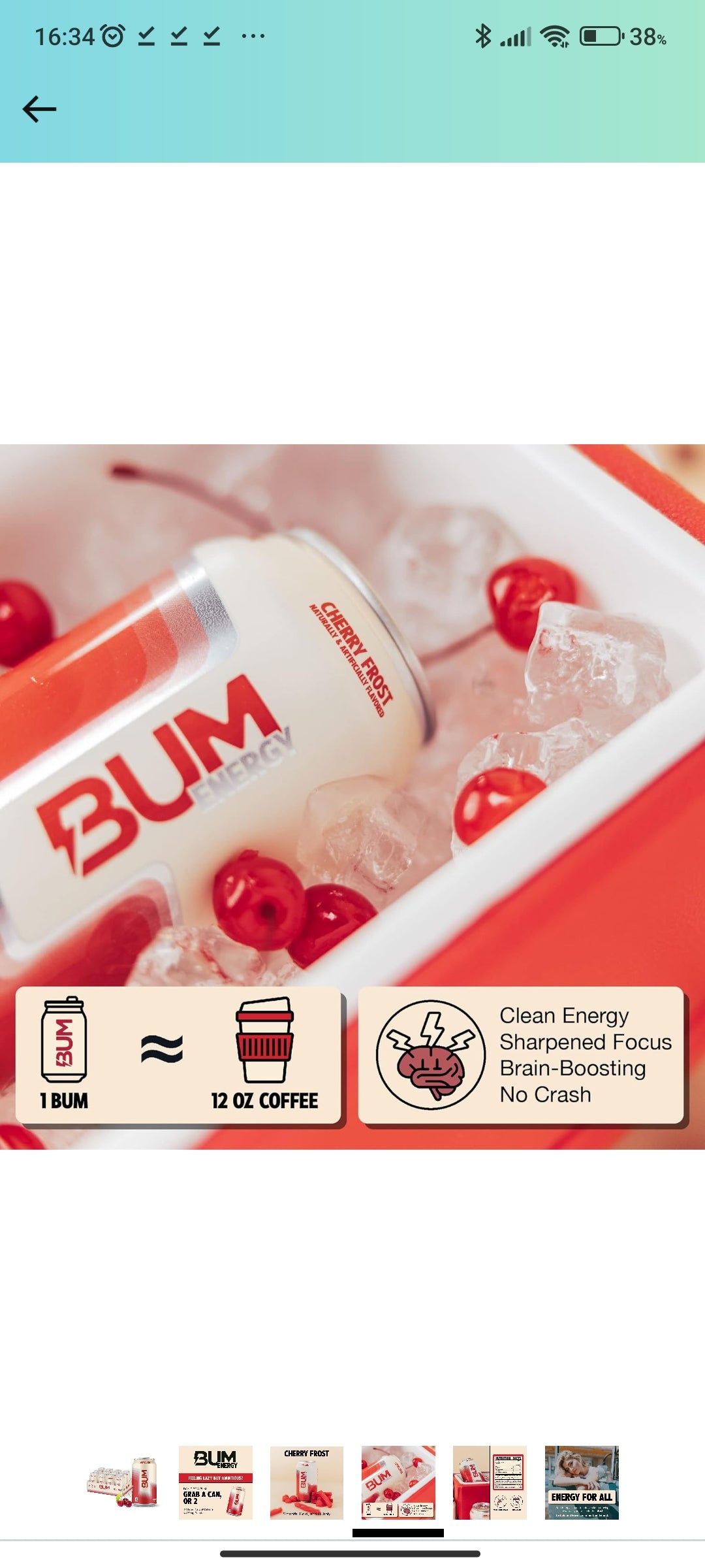 Bum energy Cbum 355ml can