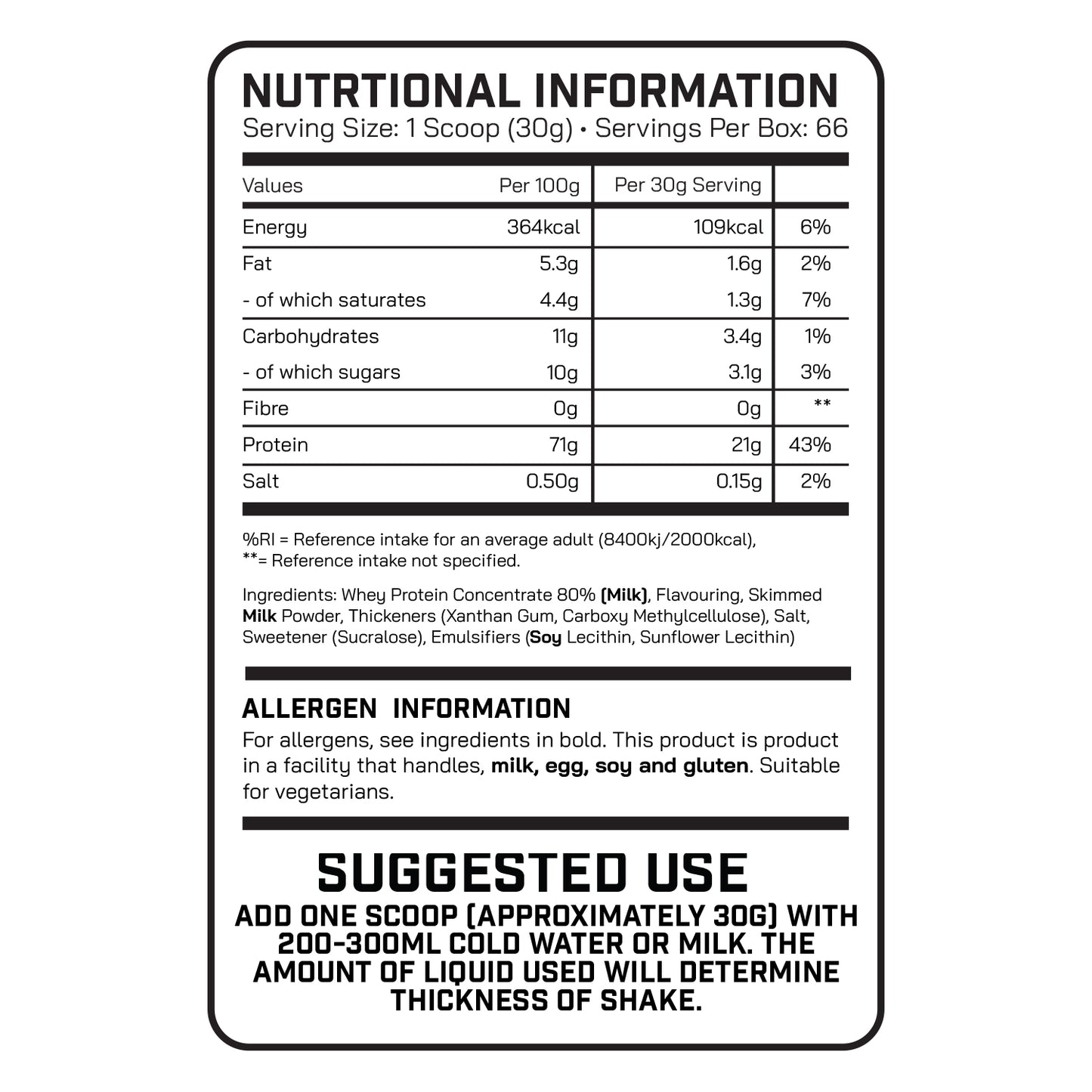 DNA Sports Advanced Whey Protein 2kg 66 Servings