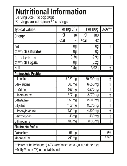 TBJP EAA Plus Hydration - 30 servings