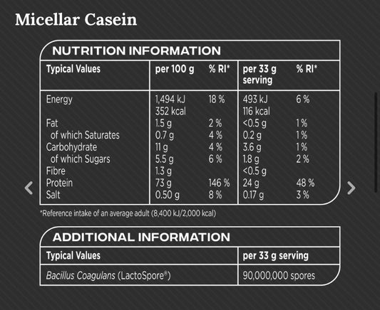Reflex Micellar Casein