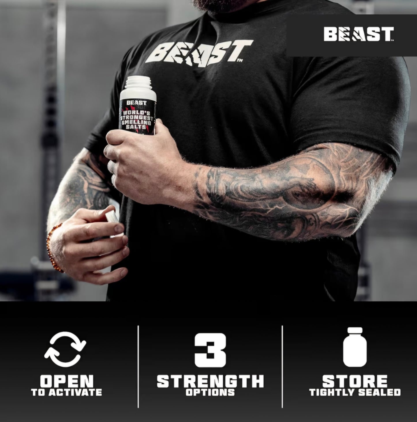 Alpha Designs Beast Strong/stronger/worlds strongest Smelling Salts