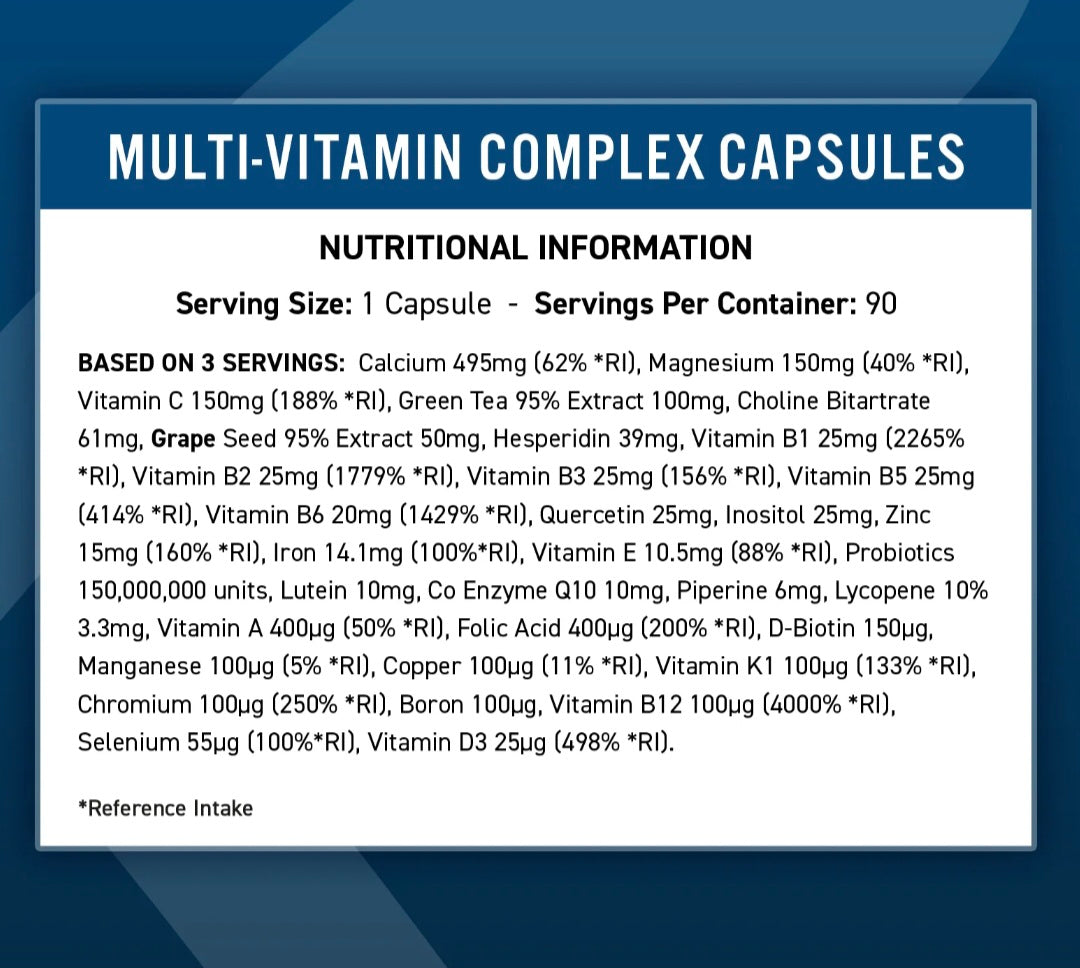 Applied nutrition multivitamin complex