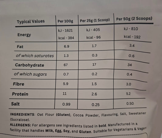 Apex formula cream of oats