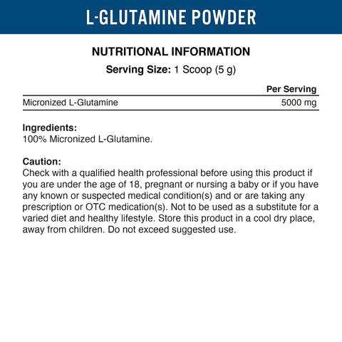 L-GLUTAMINE POWDER APPLIED NUTRITION