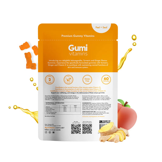 Gumi Vitamins - Defence (Ashwagandha, Turmeric, Ginger)