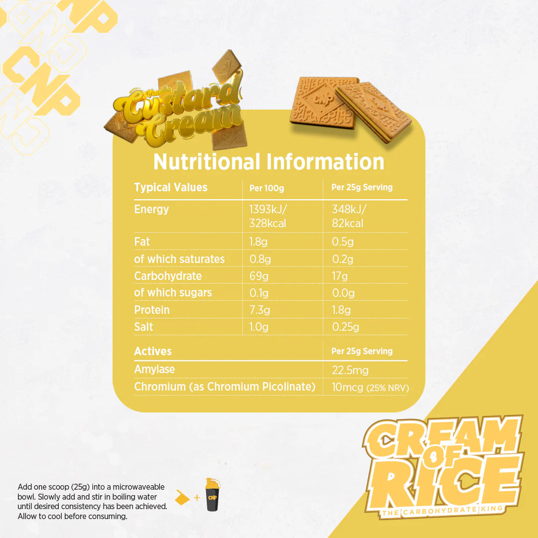 CNP Cream Of Rice 2KG - 80 Servings