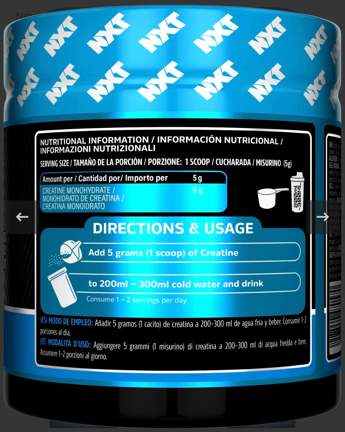 NXT - Micronised Creatine