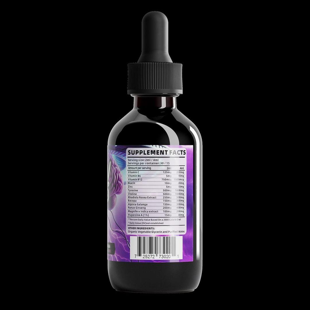 Brain Gains Tincture drop switch on 60ml