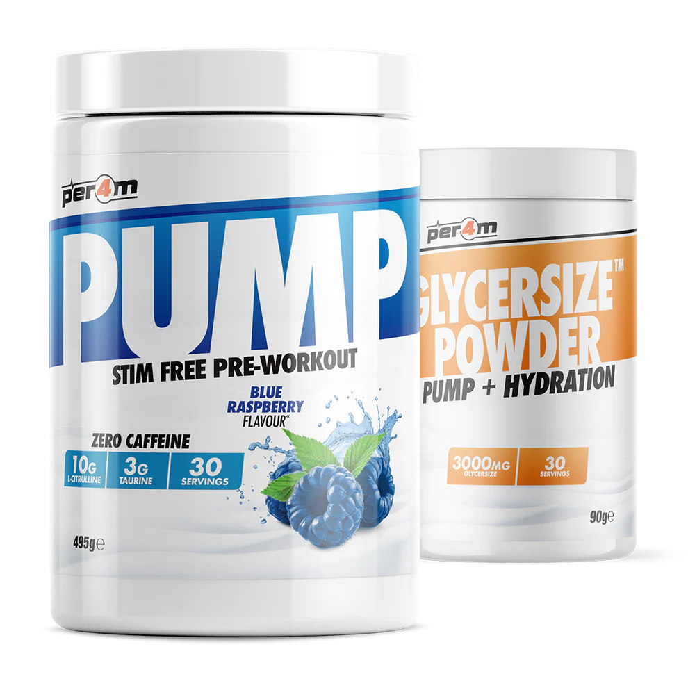 PER4M PUMP – Stim-Free Pre-Workout with Glycersize