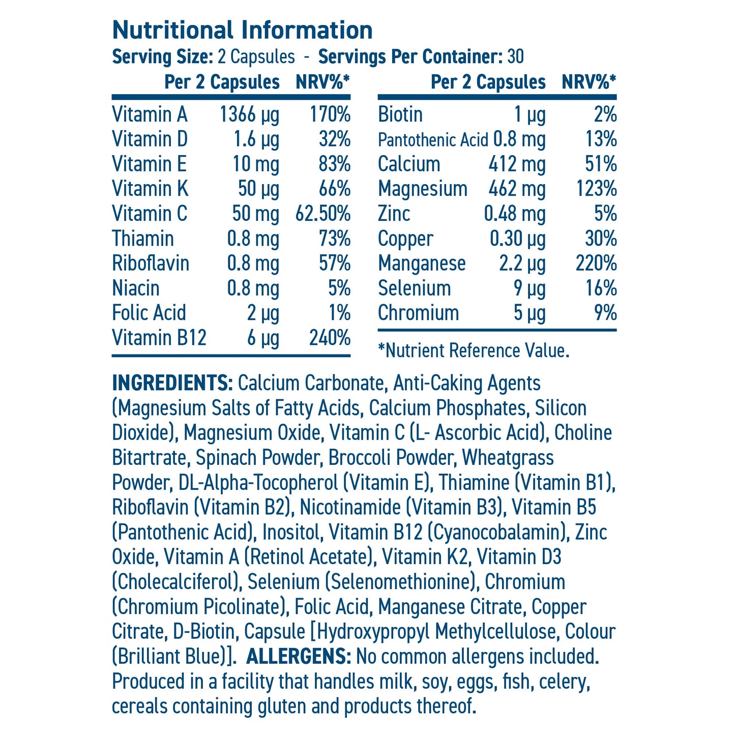 Applied Nutrition - Solution Greens & Multivitamins