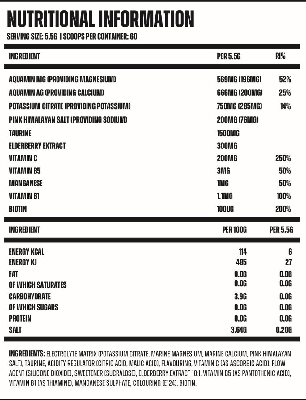 Complete strength Hydration 60 servings