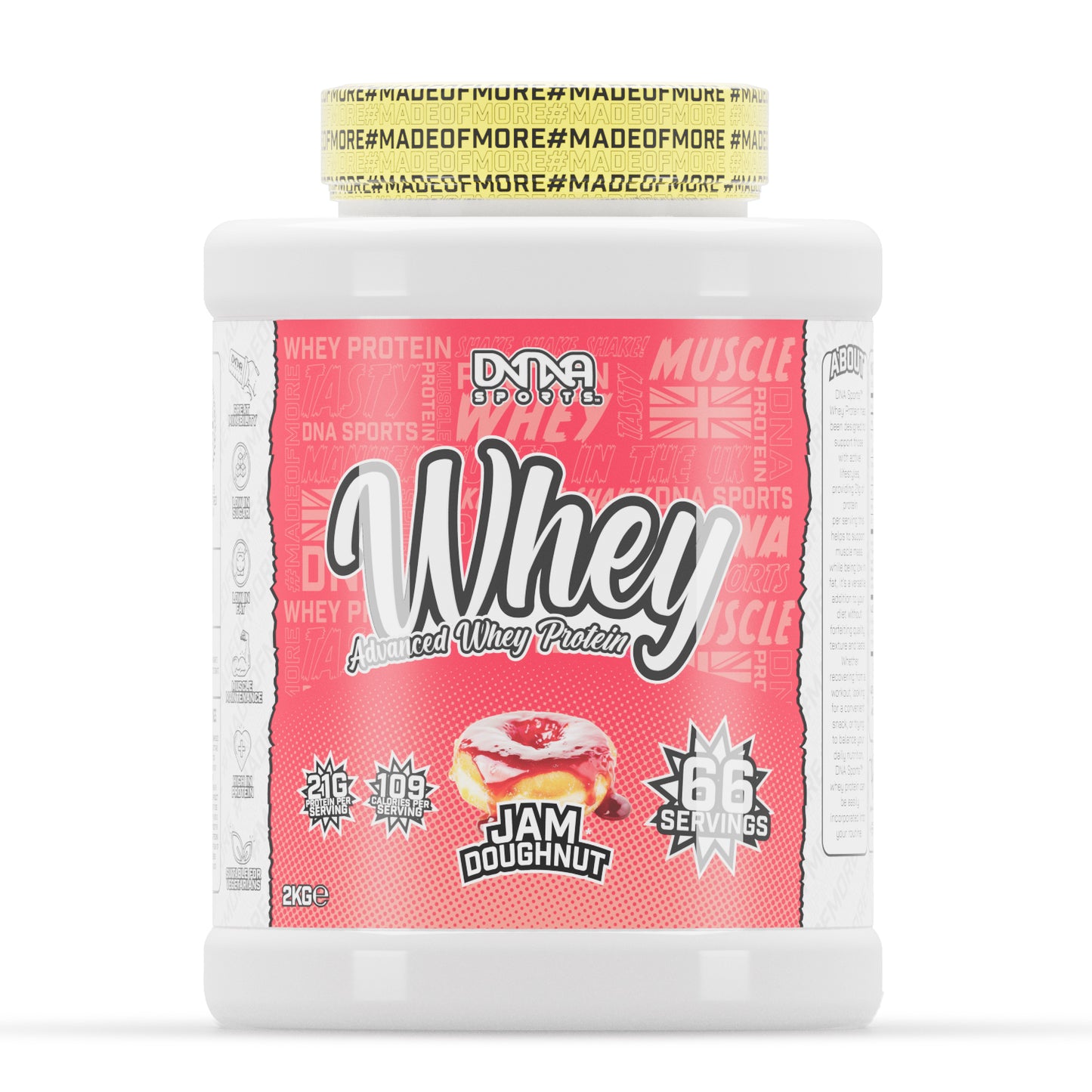 DNA Sports Advanced Whey Protein 2kg 66 Servings