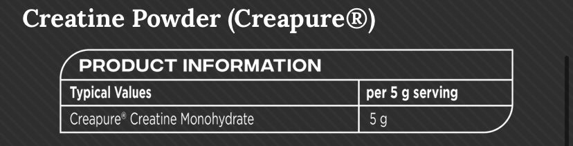 Reflex nutrition creatine monohydrate (Creapure)