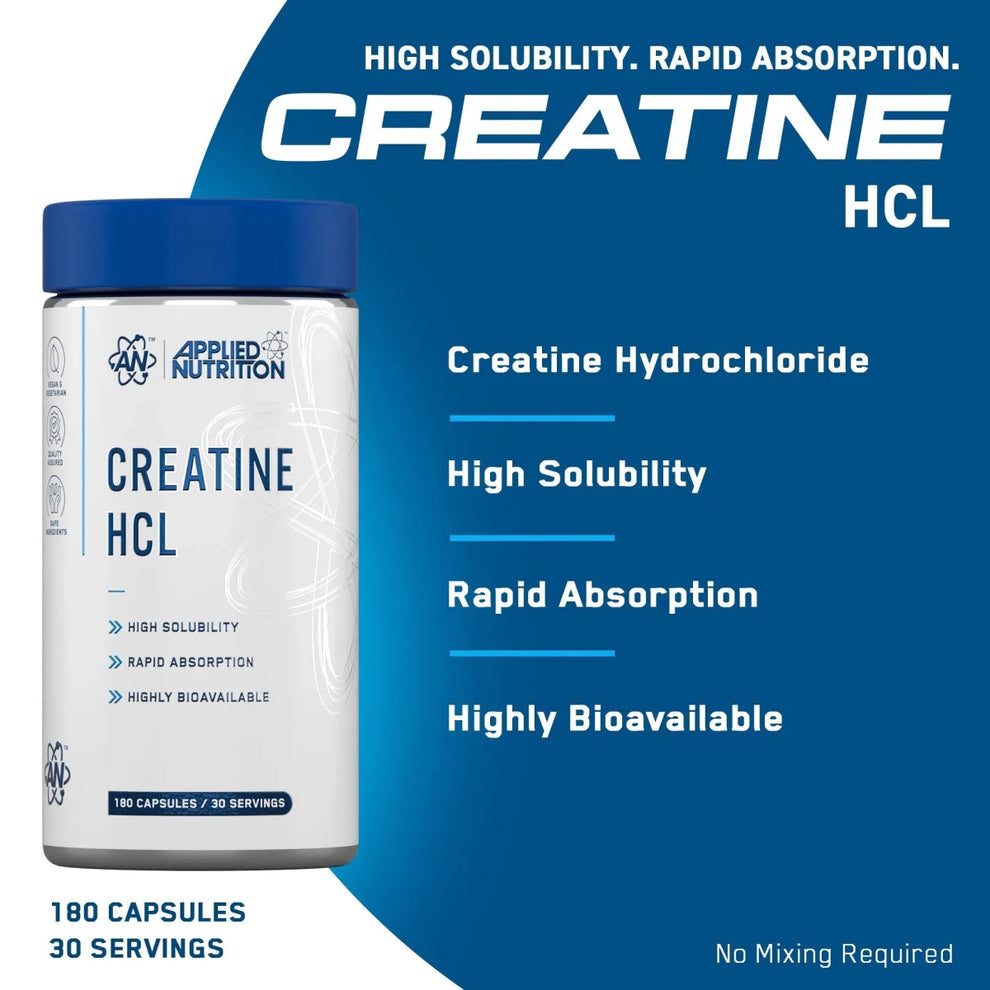 Applied nutrition Creatine HCL caps (30 servings)