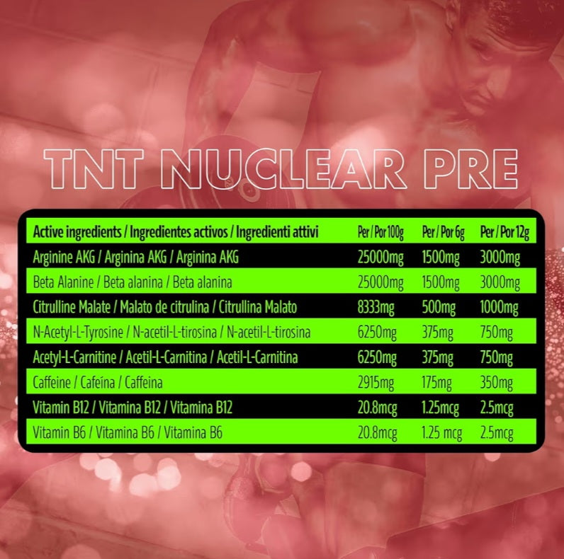 Nxt - TNT nuclear pre workout