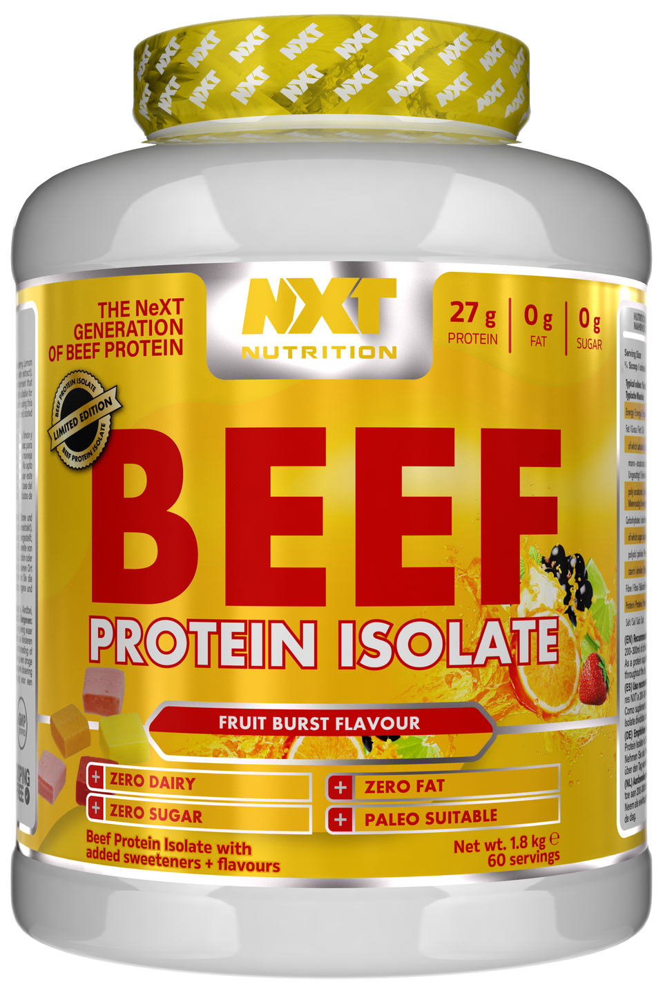 Nxt Beef Isolate 1.8kg