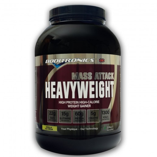 Boditronics Mass Attack Heavyweight Serious Mass Weight Gainer 2kg