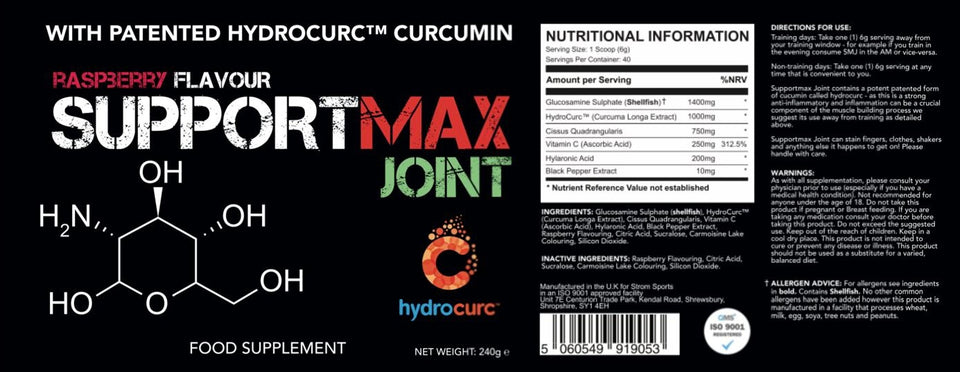 STROM SPORTS NUTRITION SUPPORTMAX JOINT POWDER