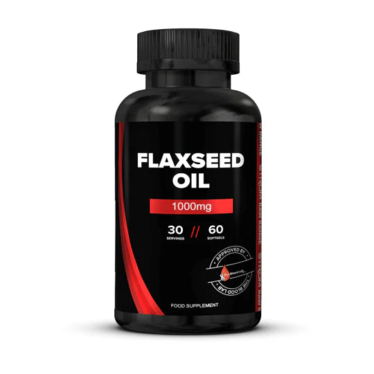 STROM SPORTS NUTRITION FLAXSEED OIL 1000MG - 60 SOFTGELS